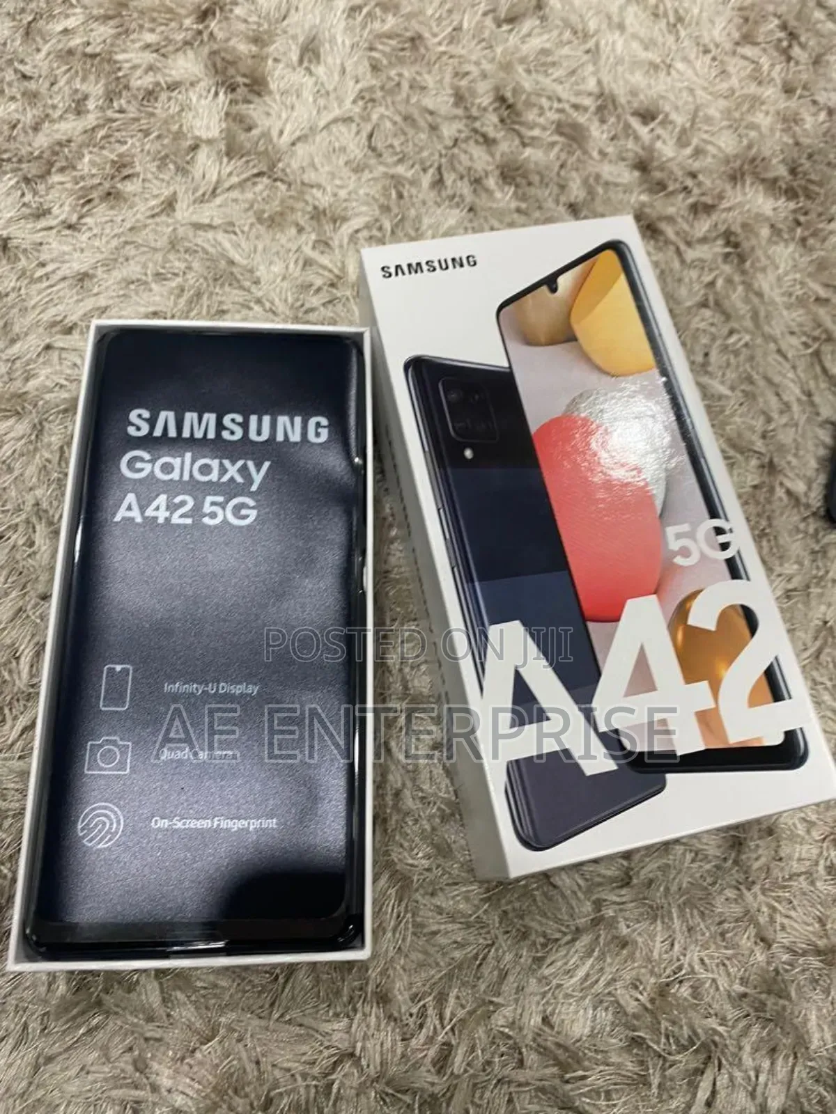New Samsung Galaxy A42 5G 128 GB Black