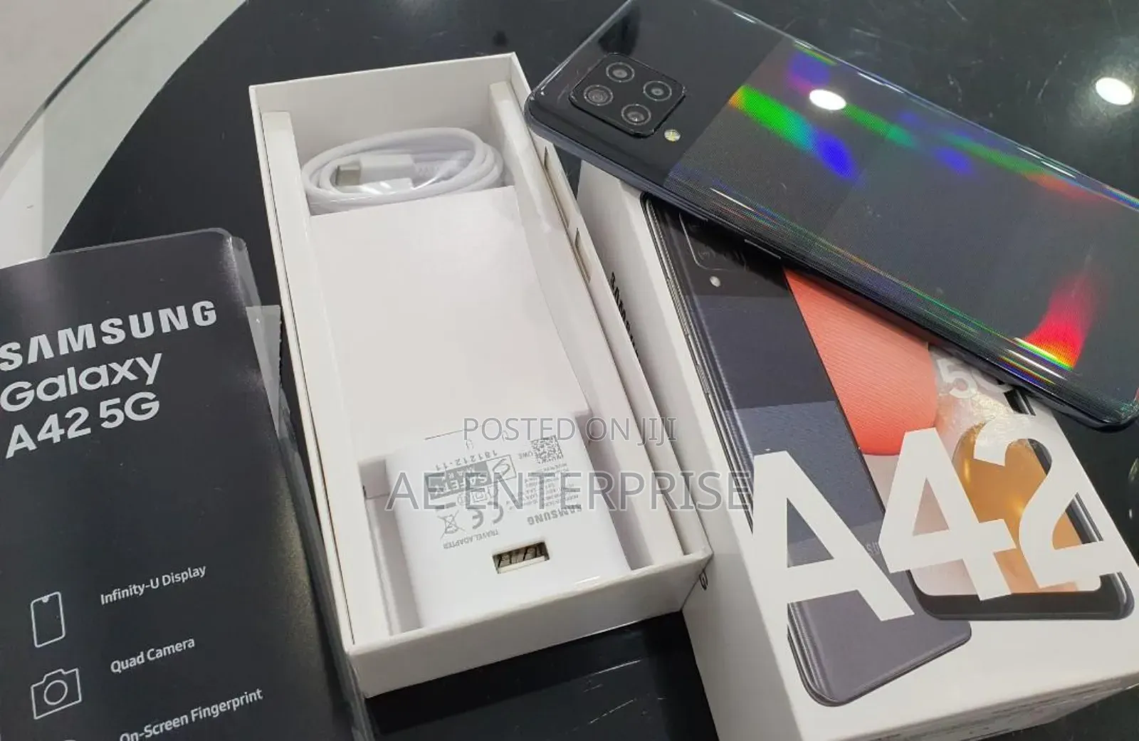 New Samsung Galaxy A42 5G 128 GB Black