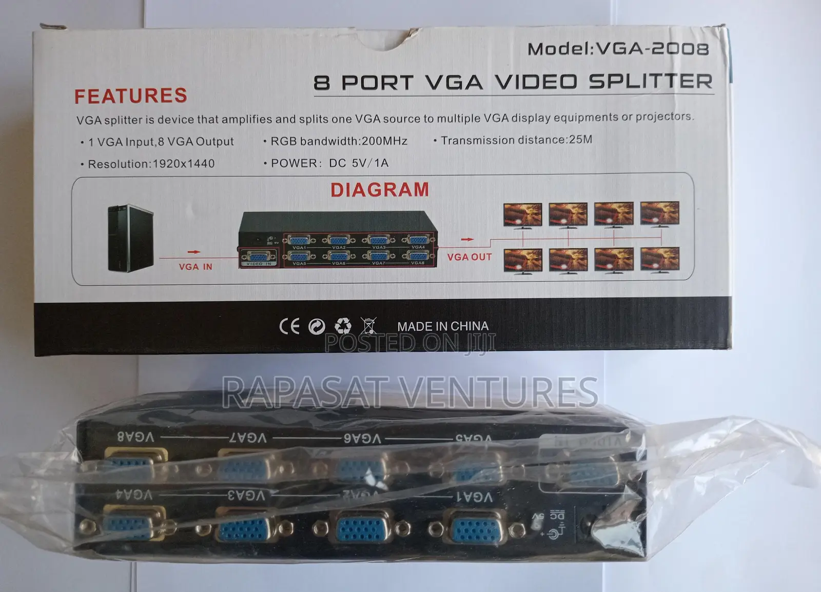 Vga 8 Ports Splitter