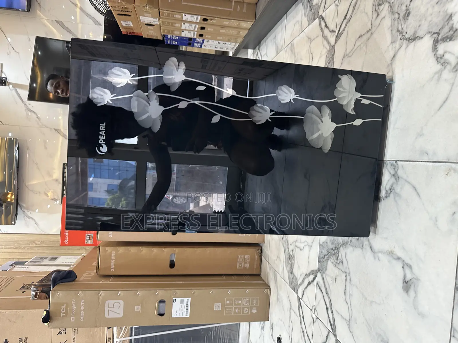Single Door Fridge Pearl Blackᄂᄂᄂᄂ