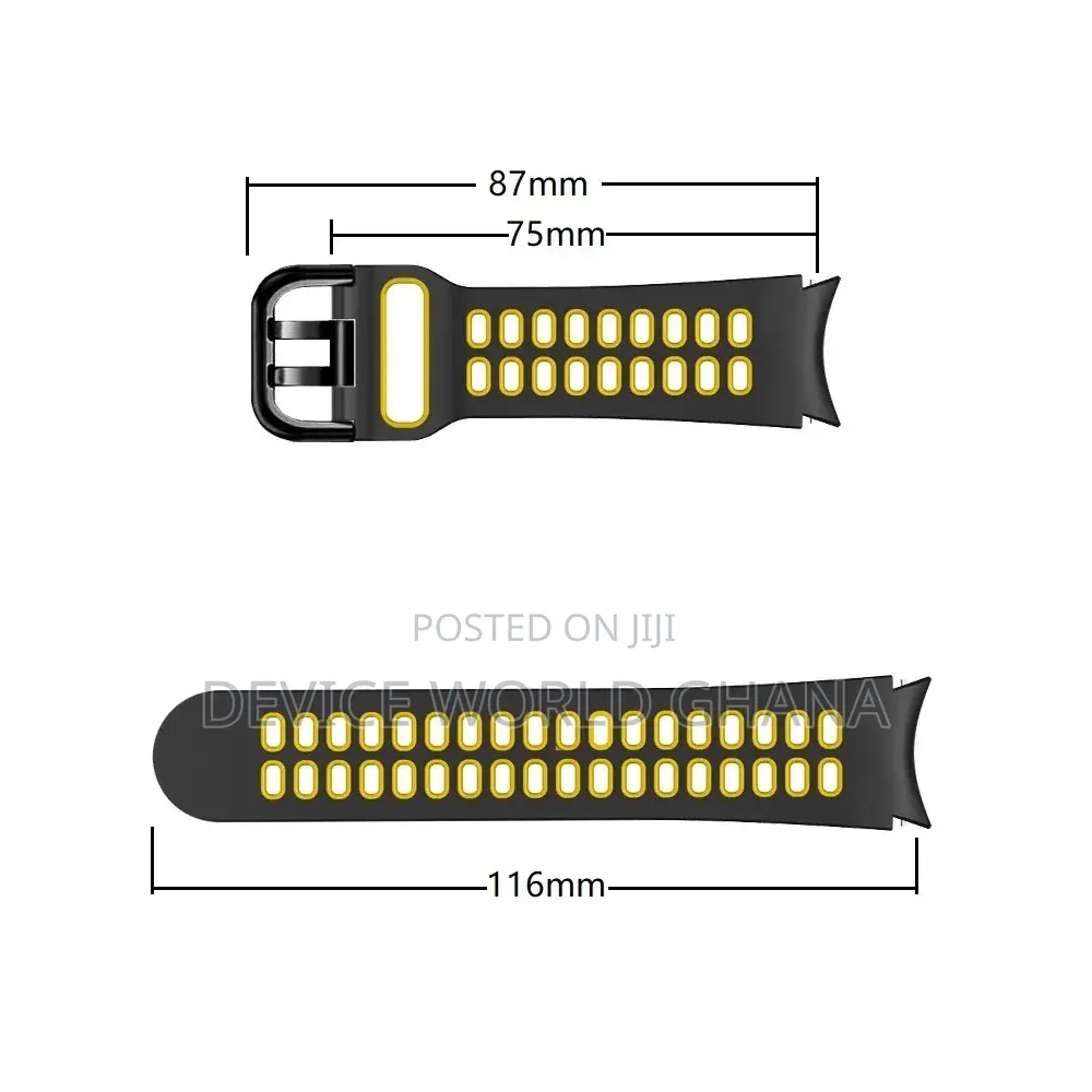 Perforated Silicon Strap for Samsung Watch 4 5 6 and 7