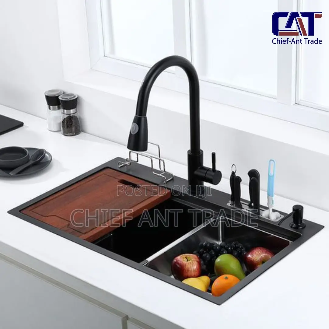 Waterfall Kitchen Sink. Luxury. 7546