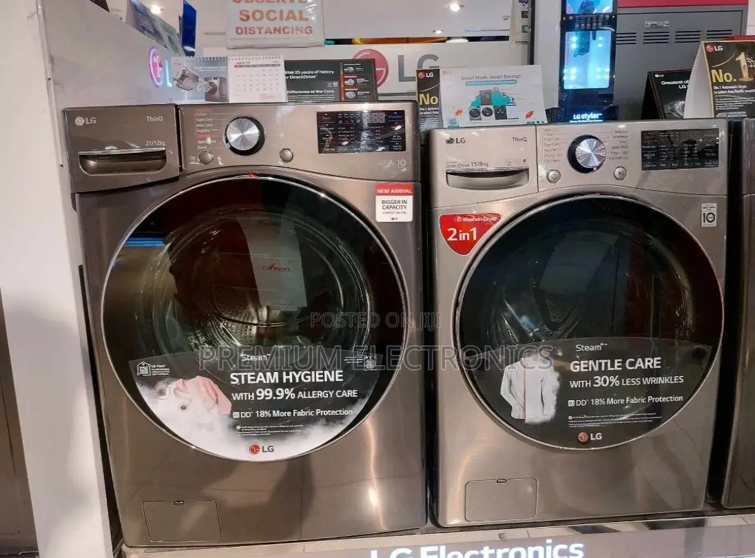 Fast And Clean Wash In 39 Minutes | Lg 20kg/11kg Wash Dry