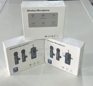 3 in 1 Wireless Lavalier Microphone for iPhone/Android/3.5mm