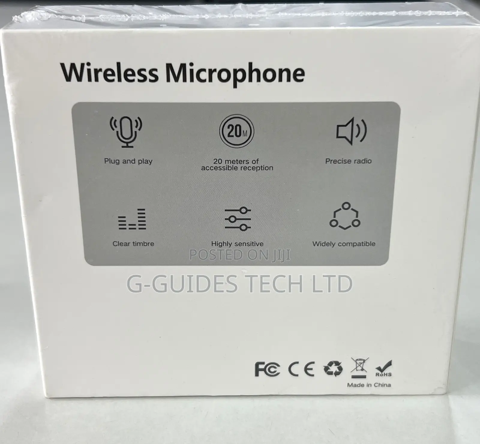 3 in 1 Wireless Lavalier Microphone for iPhone/Android/3.5mm