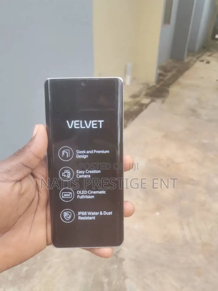 New LG Velvet 128 GB White