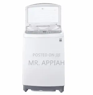 Sleek LG T1066NEFV Top Load Electric Washing Machine.