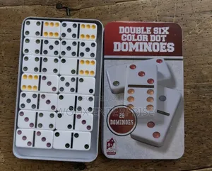 Dominoes Set/Domino Game (Double 6, Color Dot)