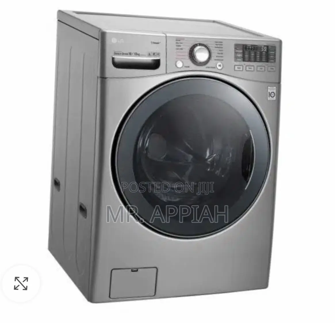 Durable LG F0L2CRV2T2C 17/10kg Front Load Washing Machine.