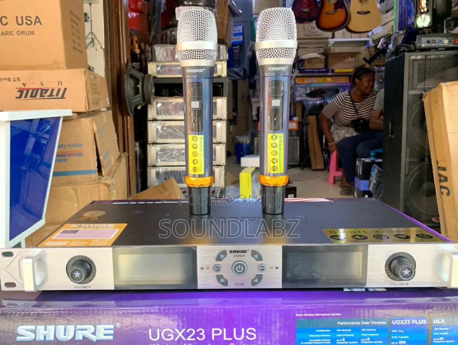 Shure UGX23 Plus Dual Wireless Microphone