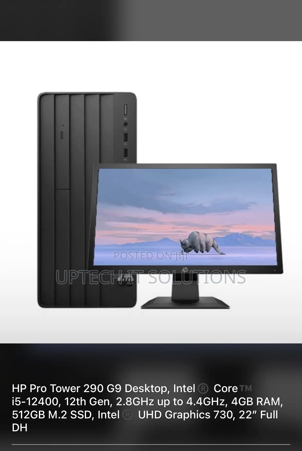 New Desktop Computer HP 290 G9 All-in-One 16GB Intel Core I5 SSD 512GB
