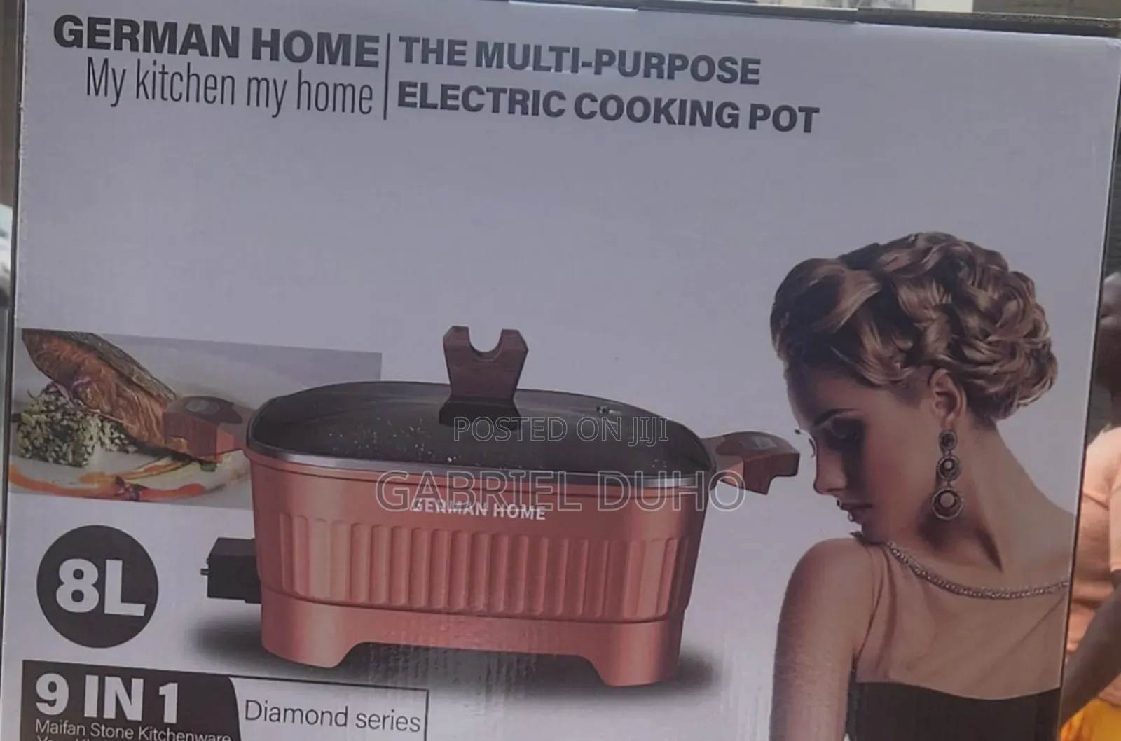 8L Electric Multi Purpose Cooker ( 9 in 1)