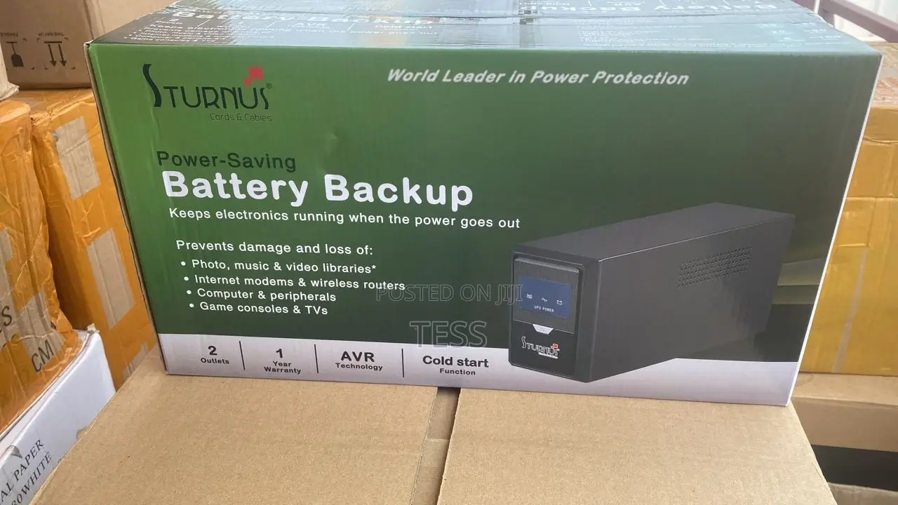 Ups 2000va (2kva) With Inbuilt AVR And 2 Backup Batteries