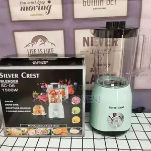 2 in 1 Electric Silver Crest Blender