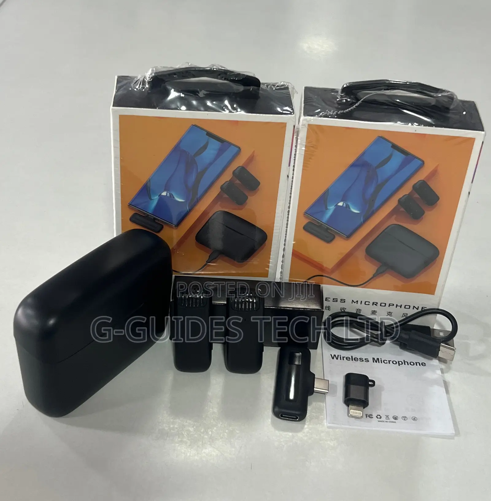 J13 Wireless Microphone for iPhone,Type-c With Charging Case
