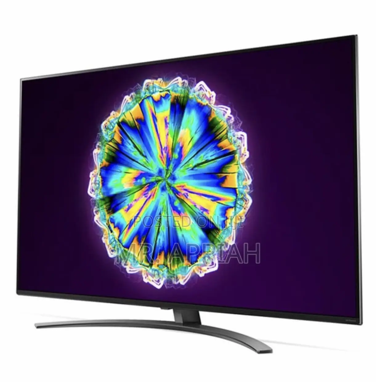 Sleek LG 65nano86 65 Inch Smart Nanocell Television.