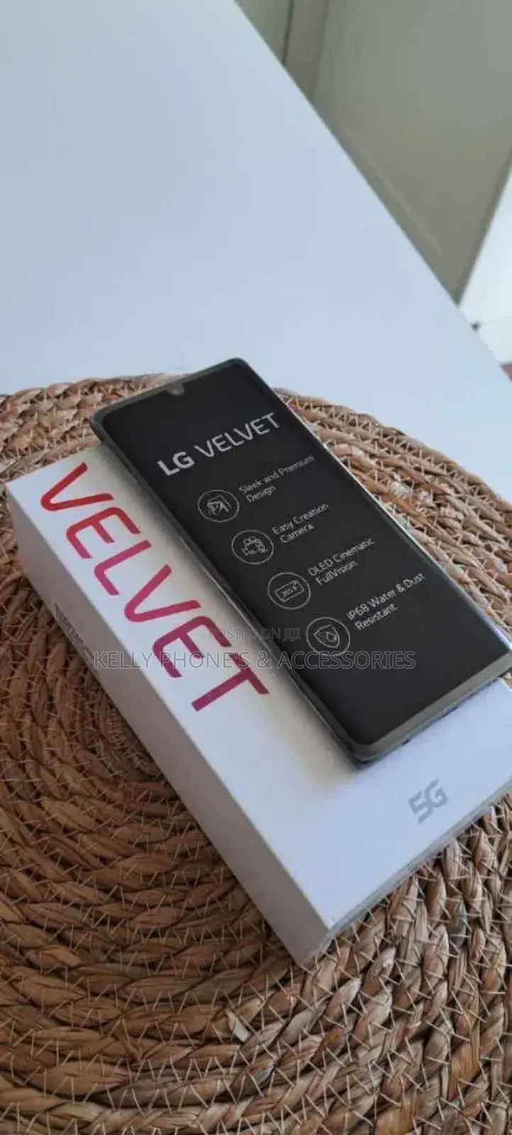 New LG Velvet 5G UW 128 GB Black
