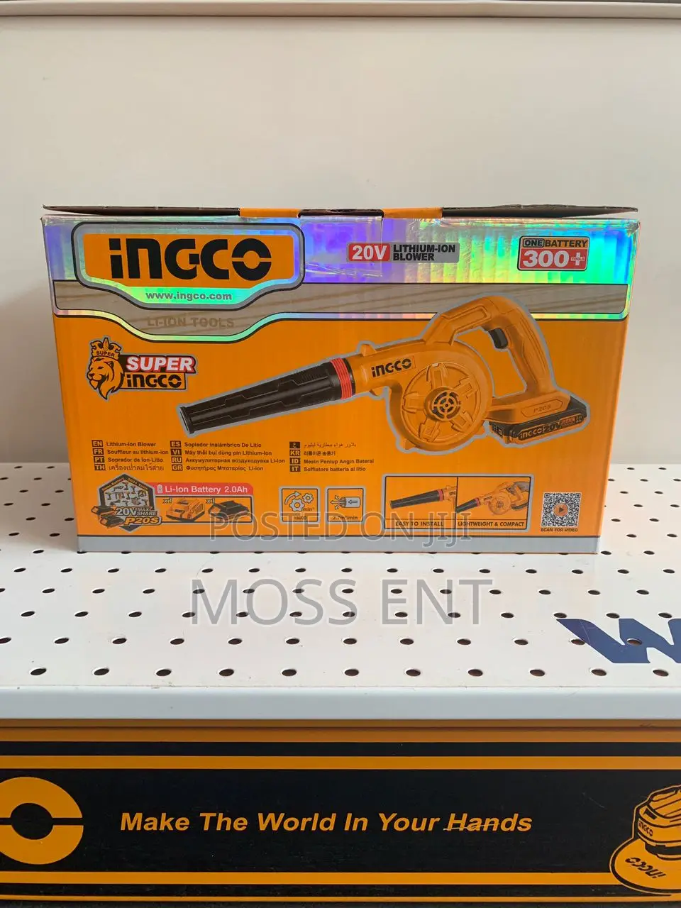 Ingco Blower 20v 1 Speed + Battery - P1c4 - Cabli200281