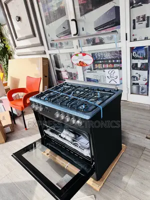Quality Sleek Ferre Gas 5burner 60/90 Black