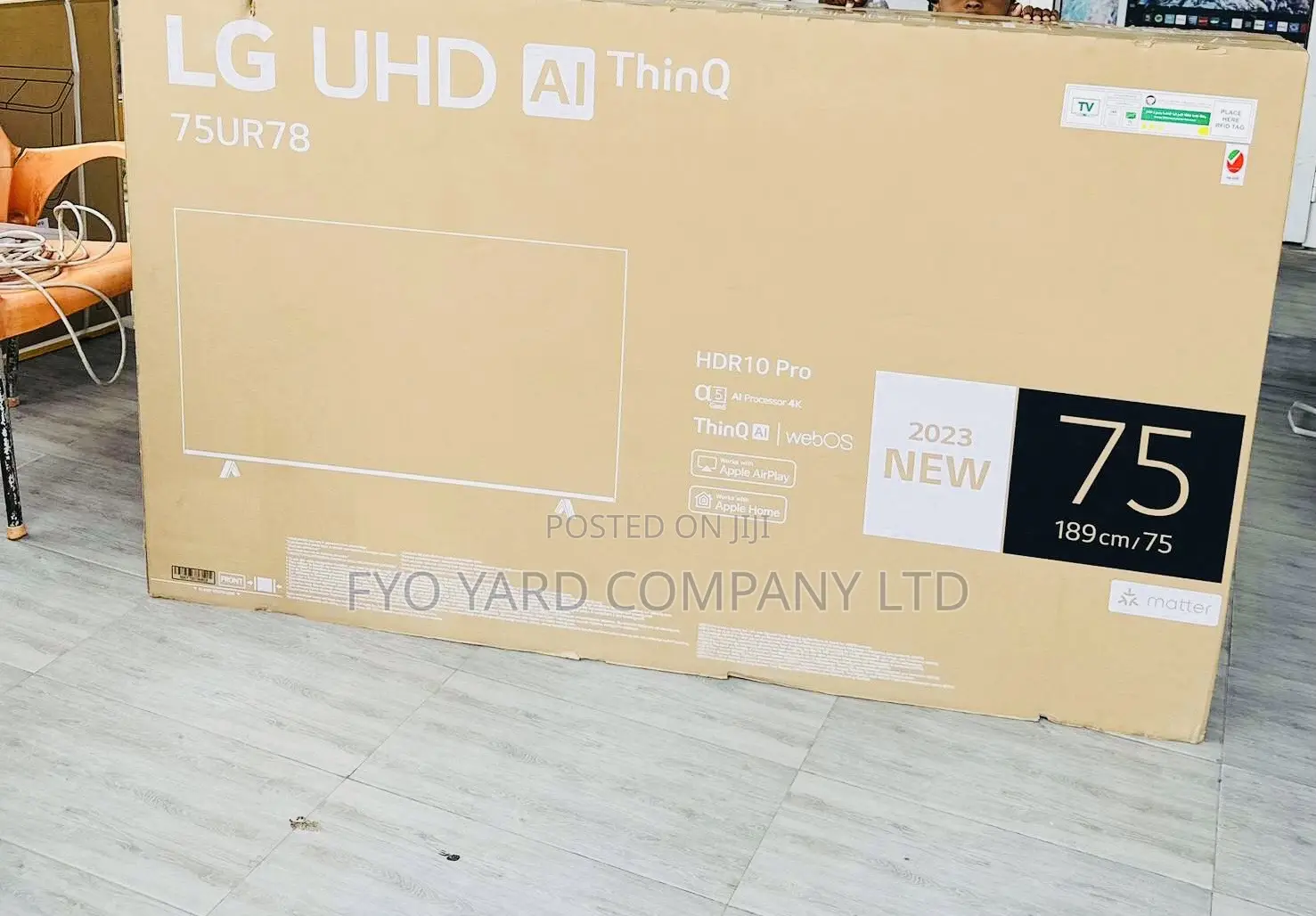 Dynamic Quality LG 75 UHD Smart Webos Satellite Led Tv
