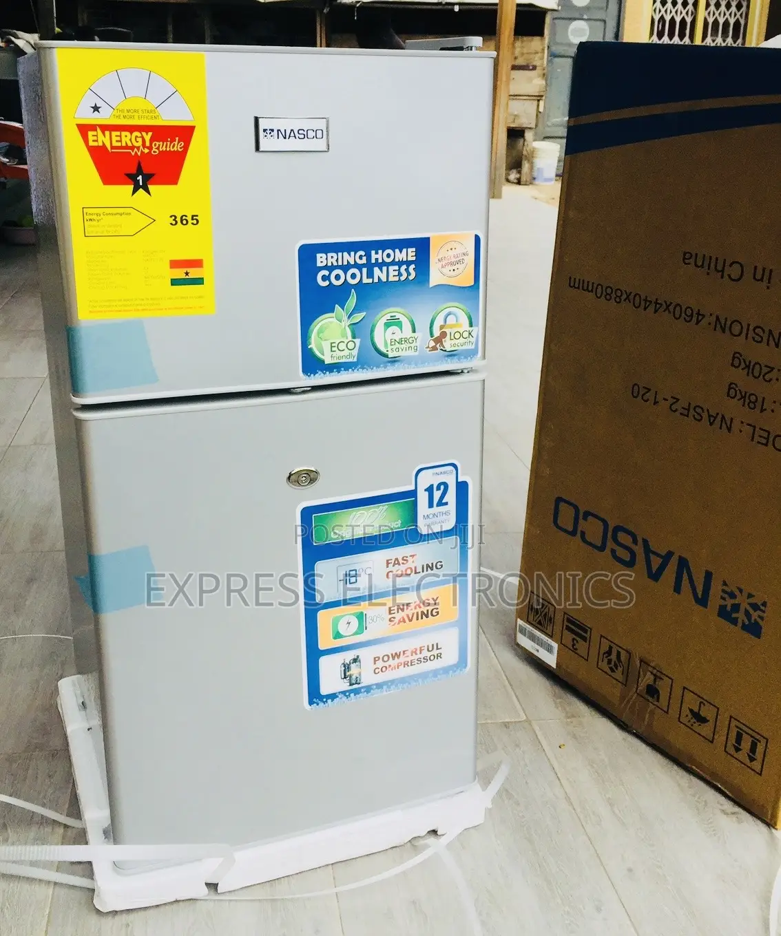 Get Anew Table Top Double Door Fridge Nasco ᄅᄅ