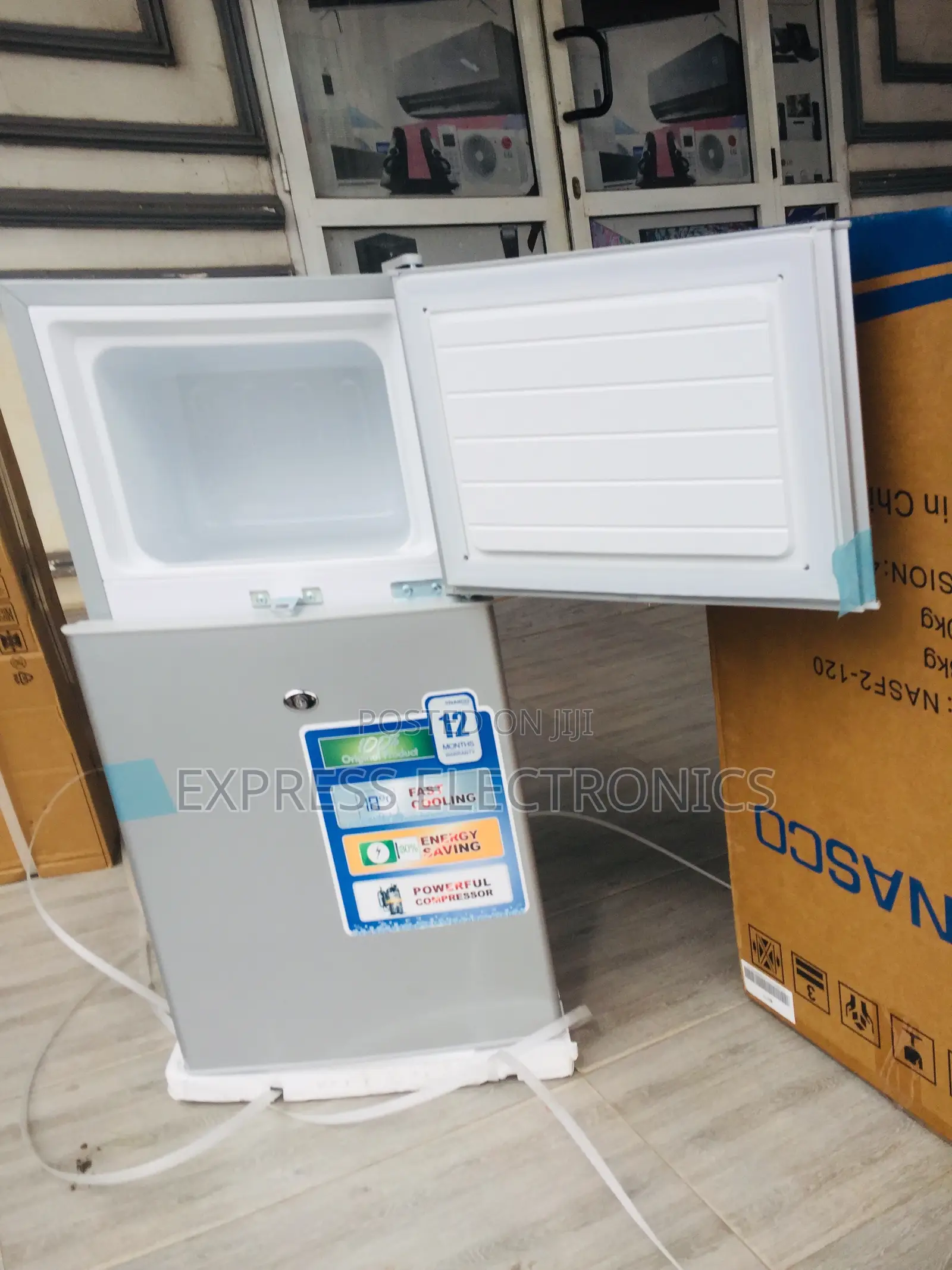 Brabd New Bass-120fl Double Door Fridge Nasco