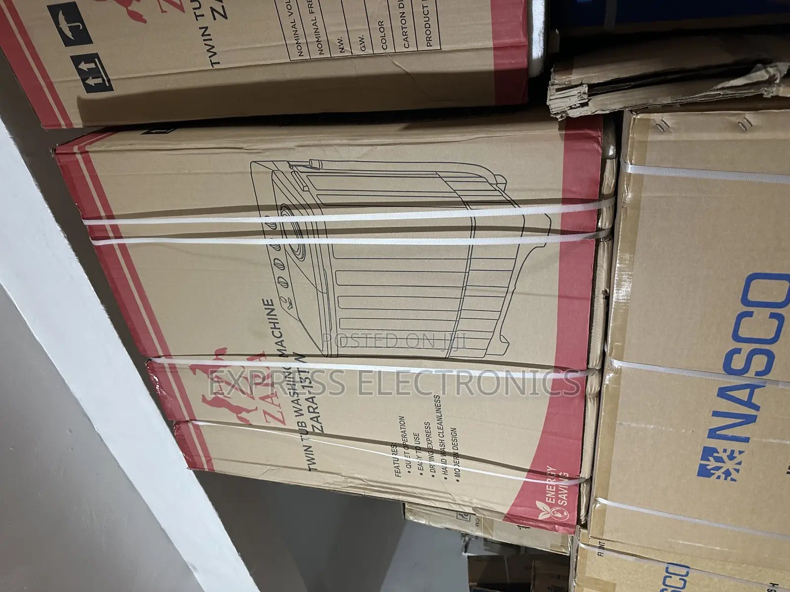 Transparent Lid Washing Machine Zara 13kg Twin Tub