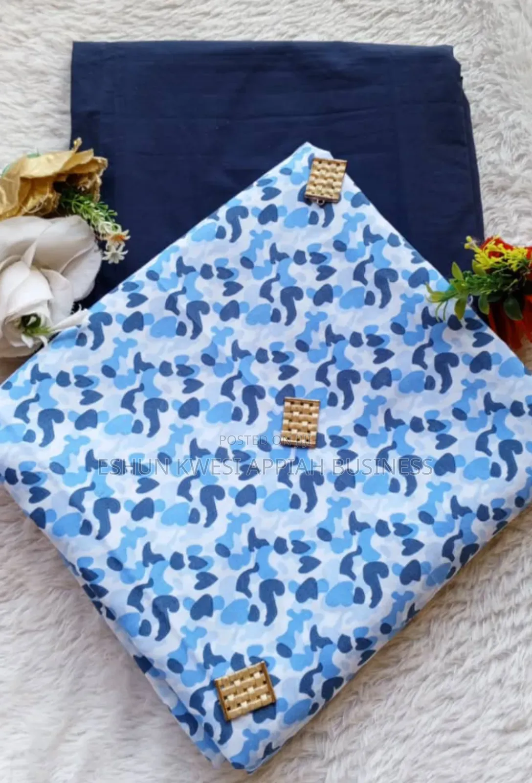 Wholesale of Plain and Pattern Cotton Fabric - 4 Yards