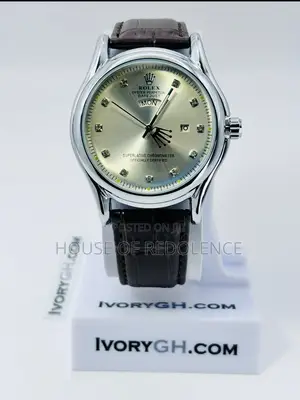 Quality Rolex Leather Watch