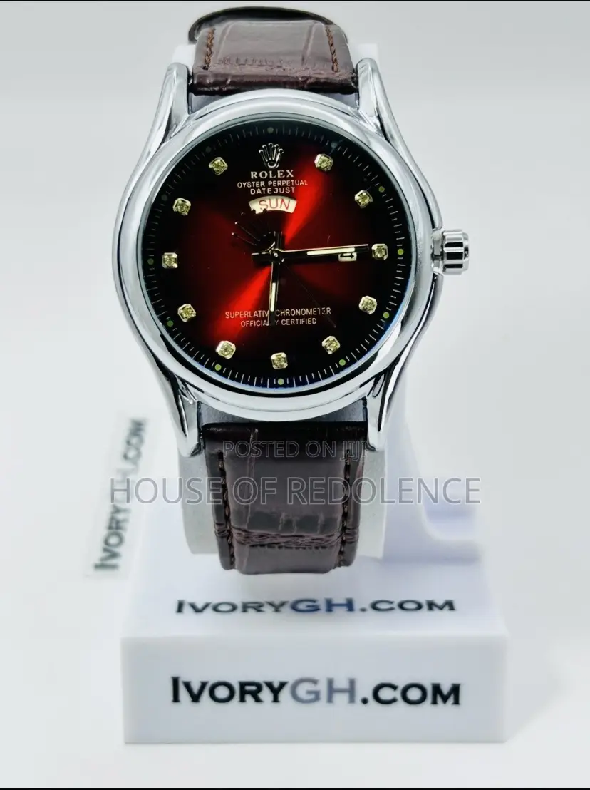 Quality Rolex Leather Watch