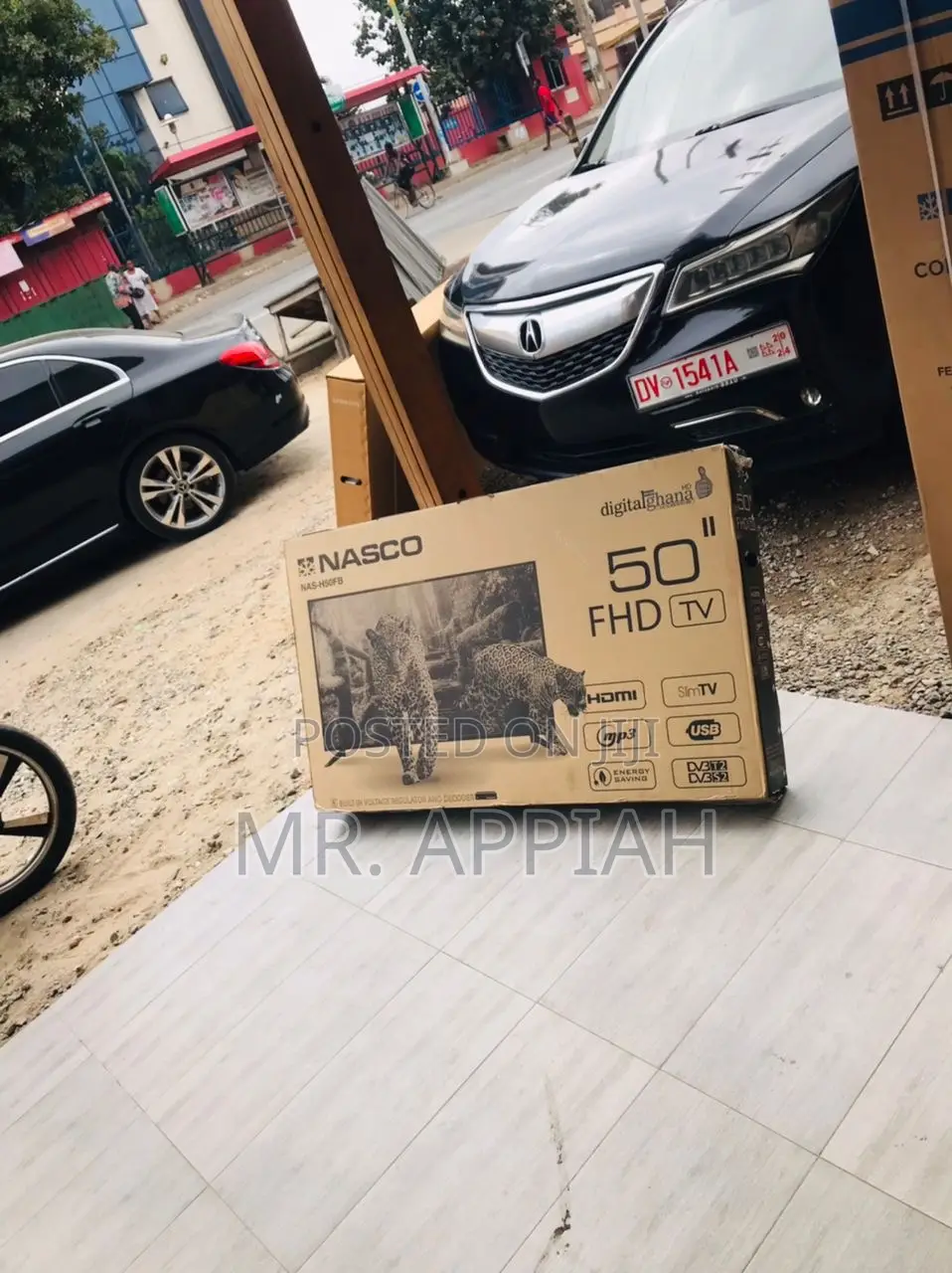 Sleek Nasco 50 Inch FHD Digital Satellite Electric Tv.