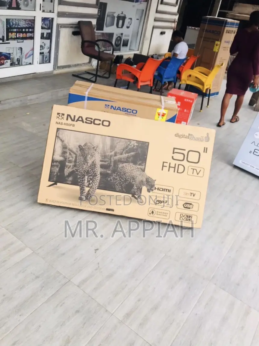 Elegant Nasco 50 Inch FHD Digital Satellite Electric Tv