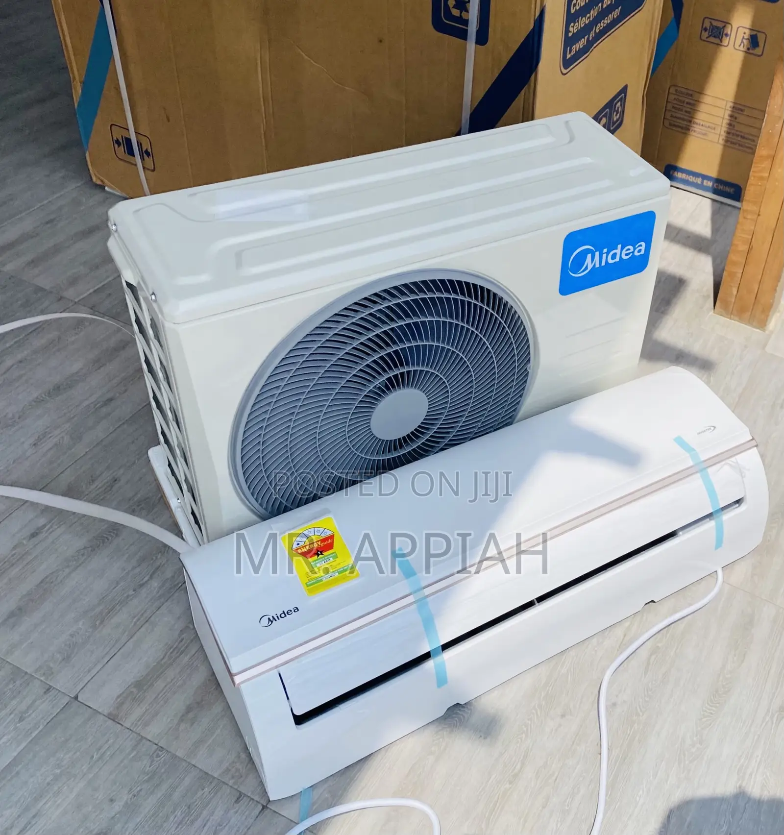 Buy Authentic Midea 1.5hp R410 Gas Electric Ac(White) 