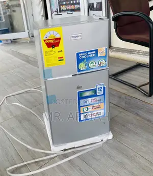 Sleek Nasco 90ltrs Double Door Electric Table Top Fridge.