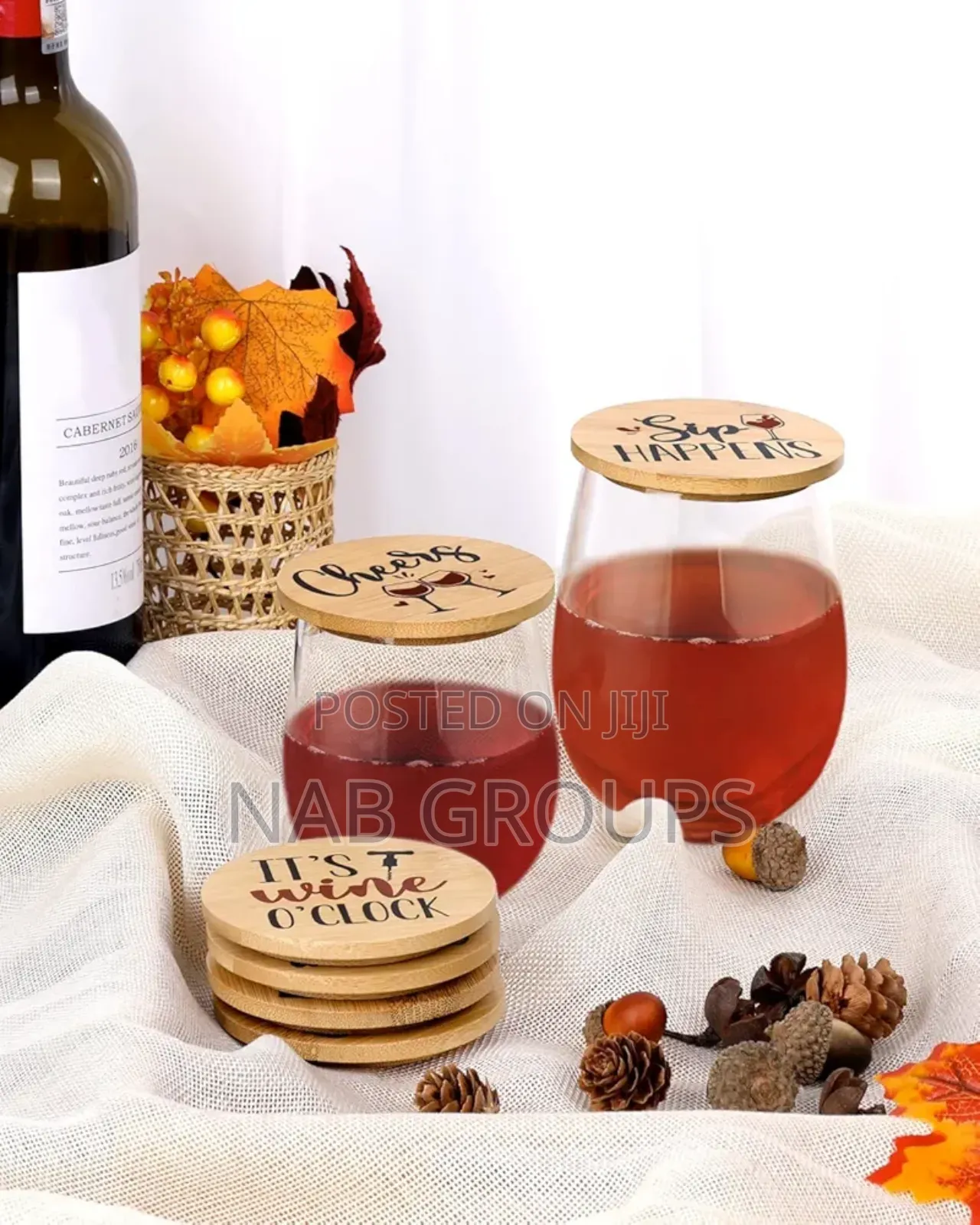 Wine Glass Covers / Coaster