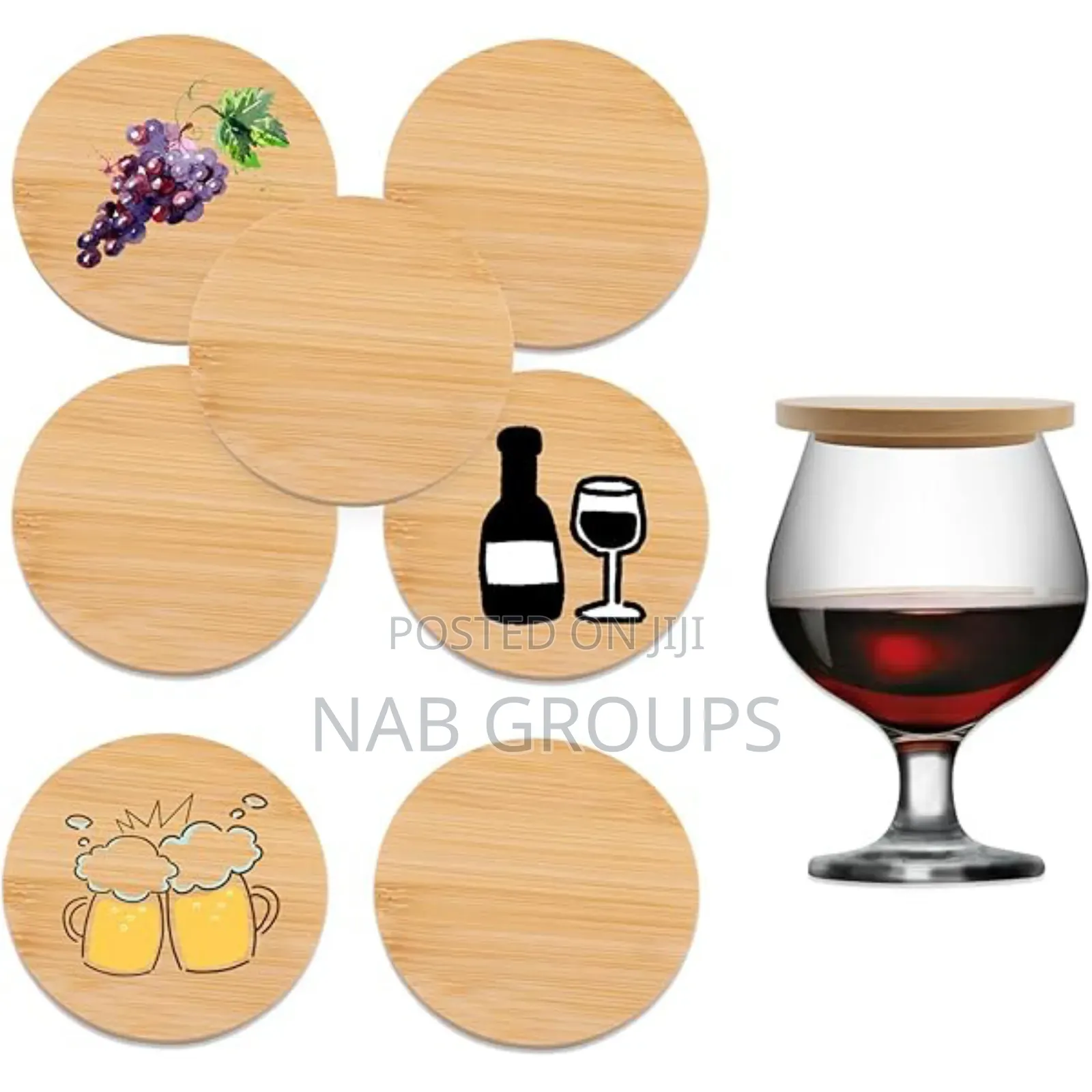 Wine Glass Covers / Coaster