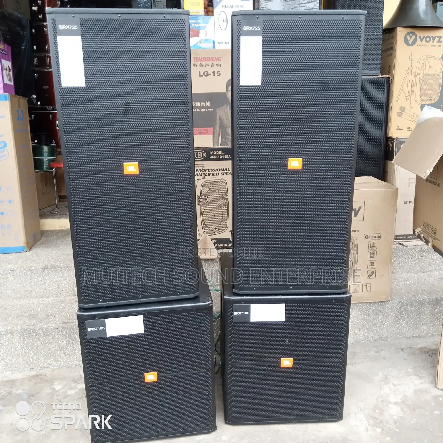 Full Range Speakers and Base