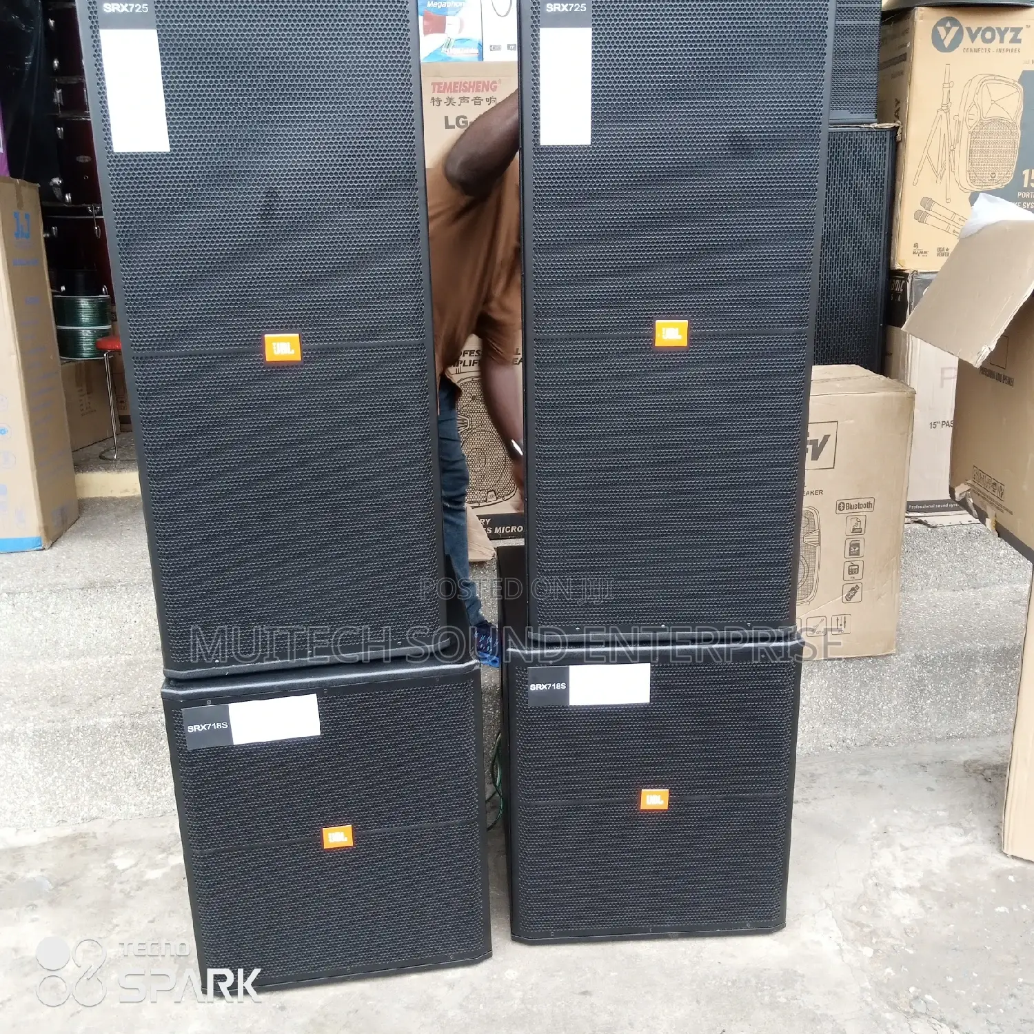Full Range Speakers and Base