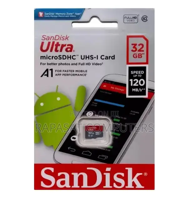 Sandisk 32GB Microsdhc Ultra Memory Card