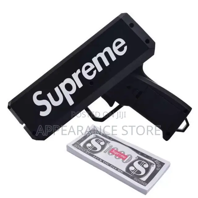 Supreme Money Gun Available as Seen