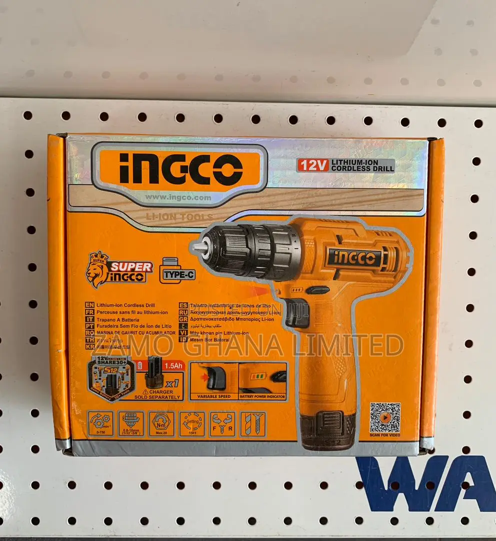 Cordless Drill 12v Type-C + Battery - Cdli12428