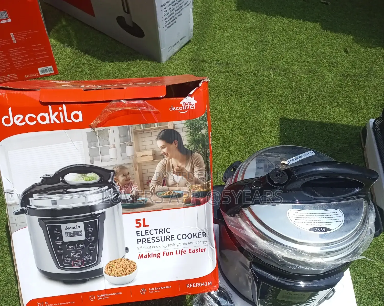 High Cook Electric Pressure Cooker Decakila Available.