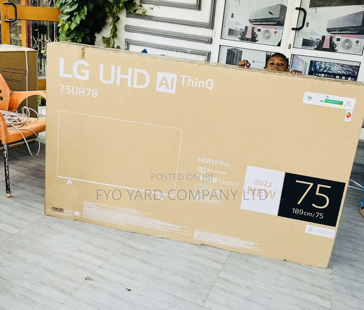 Perfect Fit LG * 75 Inch Smart UHD Wireless Digital TV