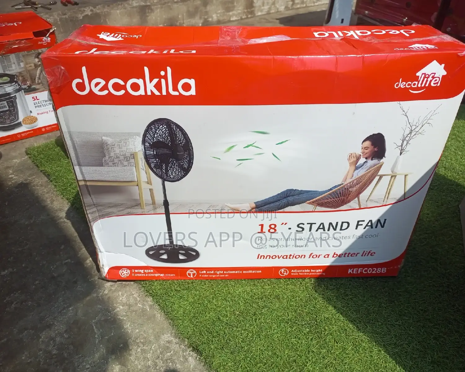 Available Stand Fan Decakila 18"Stand Fan Affordable Price.