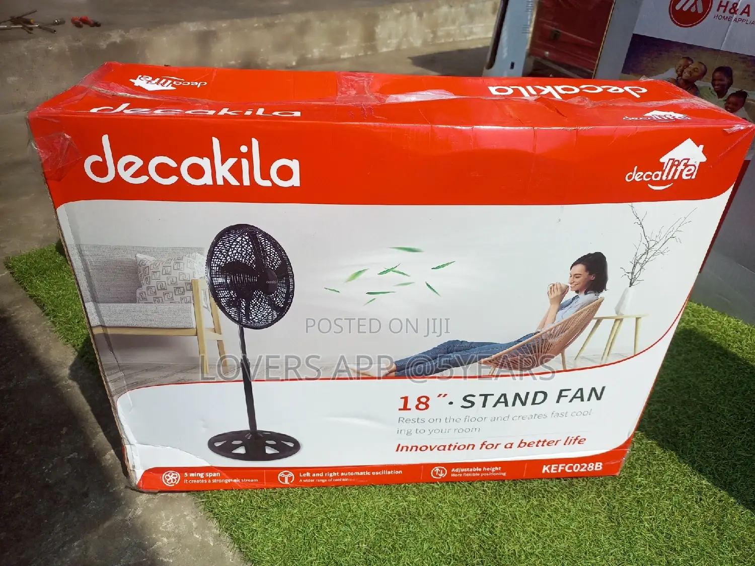 Super Strong Stand Fan Affordable Price Decakila Fans.
