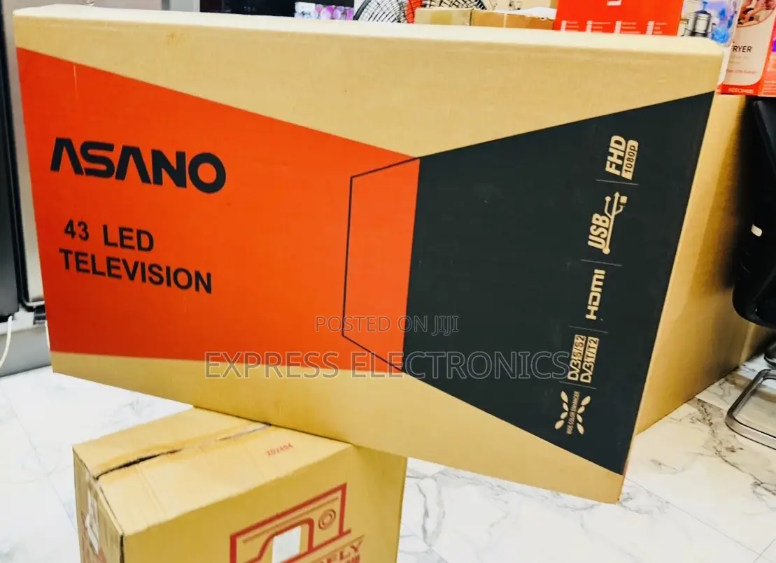 Smart Android Television FHD Asano 43” Glossy Black