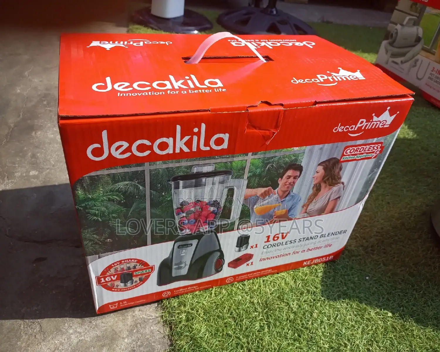 Buy Decakila 1.5L Cordless Stand Blender 16v Affordable.