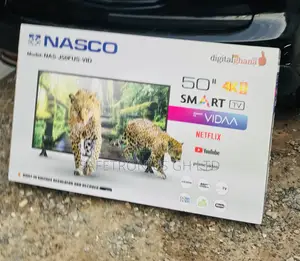 Newly Designed 50 Inch Smart Led Nasco Sleek Tv