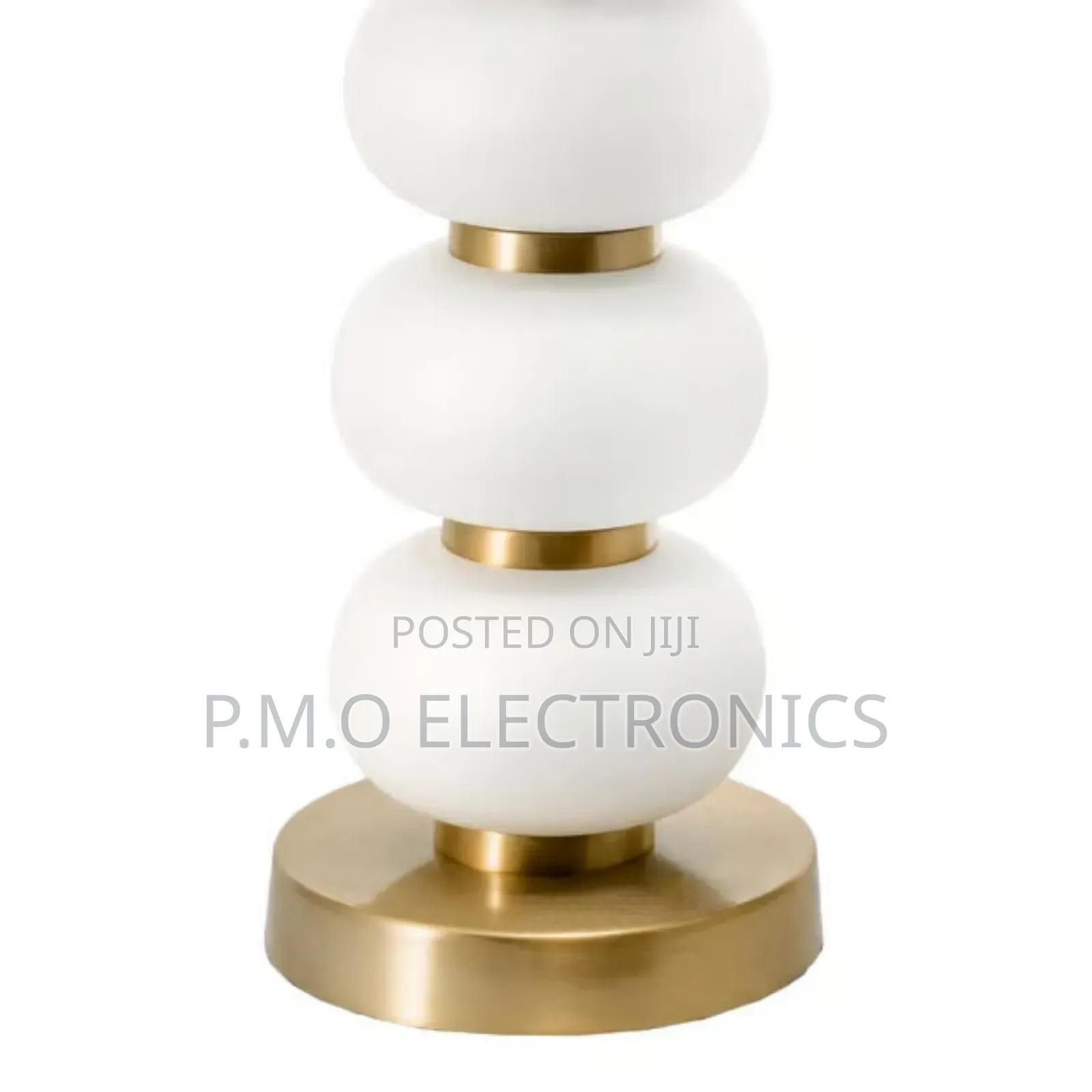 Ivory 29-Inch Stacked Iron Pearls Table Lamp