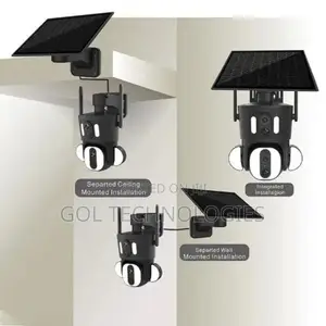 4g Solar PTZ Camera Dual Lens Hd 4mp+4mp Double Lens